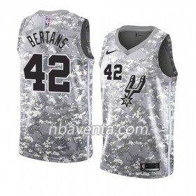 Camiseta Hombre San Antonio Spurs Davis Bertans 42 2018-19 Nike Gris Swingman